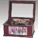Animated Music Box With Turning Scene (Gold Label)