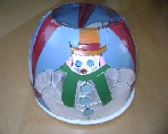 Rotating Candle Shade (Snowman)