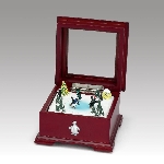 Mini Illuminated Music Box With Penguin