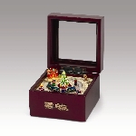Mini Illuminated Music Box With Train