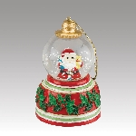 Mini Mini Musical Snowglobe - Santa