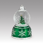 Mini Mini Musical Snowglobe Metallic - Tree