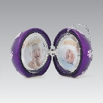 Musical Photo Ornament (Purple)