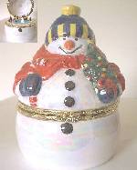 Pearlescent Snowman (Porcelain)