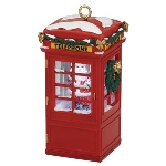 Retro Snowglobe Telephone Booth