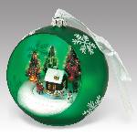 Musical Sparkling Ornament Sleigh
